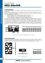 Preview for 16 page of Alnor HRU-SlimAIR-250 User Manual