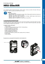 Preview for 25 page of Alnor HRU-SlimAIR-250 User Manual