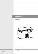 Preview for 16 page of Alpha IP FSM 26001 Instruction Manual