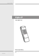 Alpha IP RC8 66001 Series Instruction Manual preview