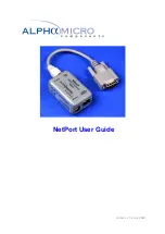 Alpha Micro NetPort User Manual preview