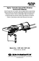 Alpha Professional Tools VSP-320 Instruction Manual preview