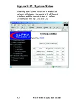 Preview for 18 page of Alpha Telecom Arion 1004 Installation Manual