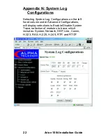 Preview for 28 page of Alpha Telecom Arion 1004 Installation Manual