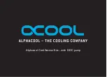 Preview for 1 page of Alphacool Cool Answer Manual