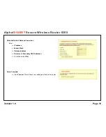Preview for 18 page of AlphaShield Alpha Secure Wireless Router 8350 User Manual