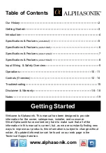 Preview for 3 page of Alphasonik AKD112BAT Operating Instructions Manual