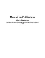 Preview for 1 page of Alpine INE-NAV-40 (French) Manuel De L'Utilisateur