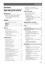 Preview for 3 page of Alpine INE-W987A Owner'S Manual