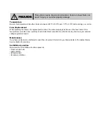 Preview for 3 page of Alpine TCS-V430A Owner'S Manual