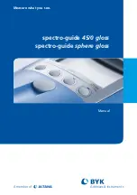 Altana BYK spectro-guide 45/0 gloss Manual preview