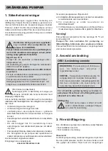 Preview for 12 page of Altech RFR 1100 Operating Instructions Manual