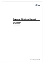 Altina GPS 9540 User Manual preview