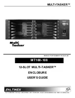 Altinex 12-Slot Multi-Tasker Enclosure MT100-108 User Manual preview