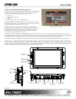 Preview for 3 page of Altinex CP452-009 MultiTouch User Manual