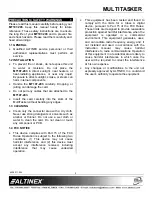 Preview for 3 page of Altinex MULTITASKER MT107-203 User Manual