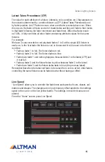 Preview for 17 page of Altman LSC GENESIS Quick Start Manual