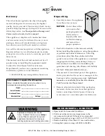 Preview for 3 page of Alto-Shaam 100-HW/D4 Installation Operation & Maintenance