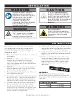 Preview for 6 page of Alto-Shaam 1100-RW Installation, Operation & Maintenance Manual