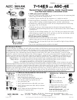 Alto-Shaam ASC-4E Series Specification Sheet preview