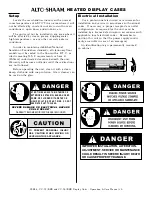 Preview for 4 page of Alto-Shaam CC-72/BKR Installation Operation & Maintenance