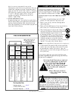 Preview for 3 page of Alto-Shaam TY-30 Operation And Care Manual