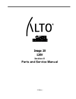 Preview for 78 page of Alto IMAGE 16 120V Operator'S Manual