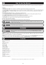 Preview for 2 page of Altrad Belle POKER Honda GX120 Operator'S Manual