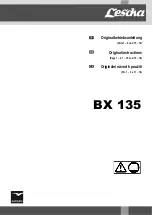 Altrad Lescha BX 135 Original Instructions Manual preview