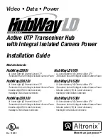 Altronix HubWay ld Installation Manual preview