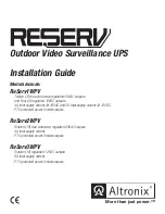 Altronix ReServ1WPV Installation Manual preview