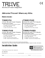 Altronix Trove T1MK1F4 Installation Manual preview