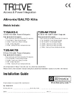 Preview for 1 page of Altronix Trove T1SAK34 Installation Manual