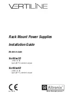 Altronix VERTILINE Series Installation Manuals preview