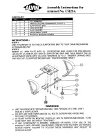 Alvin Armrest CH25A Assembly Instructions preview