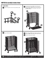 Preview for 2 page of Alvin Mobile Step-Design File Tube Rack WSF36 Assembly Instructions