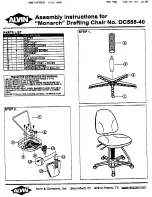 Preview for 1 page of Alvin Monarch DC555-40 Assembly Instructions