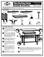 Preview for 1 page of Alvin WTB42 Assembly Instructions