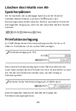 Preview for 209 page of ALZA CS-210ES PLUS User Manual