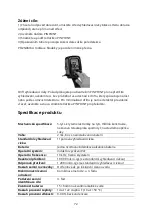 Preview for 72 page of ALZA TX-850 User Manual