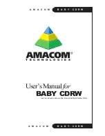 Amacom Technologies Baby CDRW User Manual preview