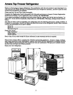 Preview for 3 page of Amana 10480903 Use & Care Manual