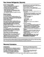 Preview for 18 page of Amana 10480903 Use & Care Manual