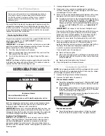 Preview for 14 page of Amana ABB1927DE User Instructions