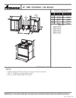 Amana AGR4412AD Product Dimensions preview