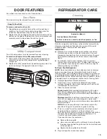 Preview for 13 page of Amana ART308FFDM03 User Instructions