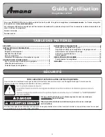 Preview for 13 page of Amana AZM12X17DW User Manual