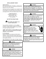 Preview for 2 page of Amana M Series Installation Instructions Manual