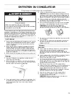 Preview for 15 page of Amana Upright and Chest Freezer Use & Care Manual