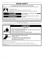 Preview for 2 page of Amana YACR4503SFW3 User Instructions